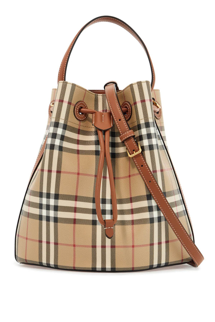 Burberry Checkered Bucket Bag