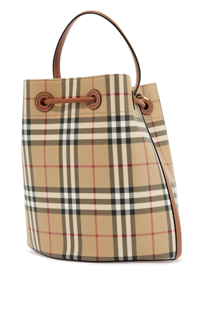 Burberry Checkered Bucket Bag