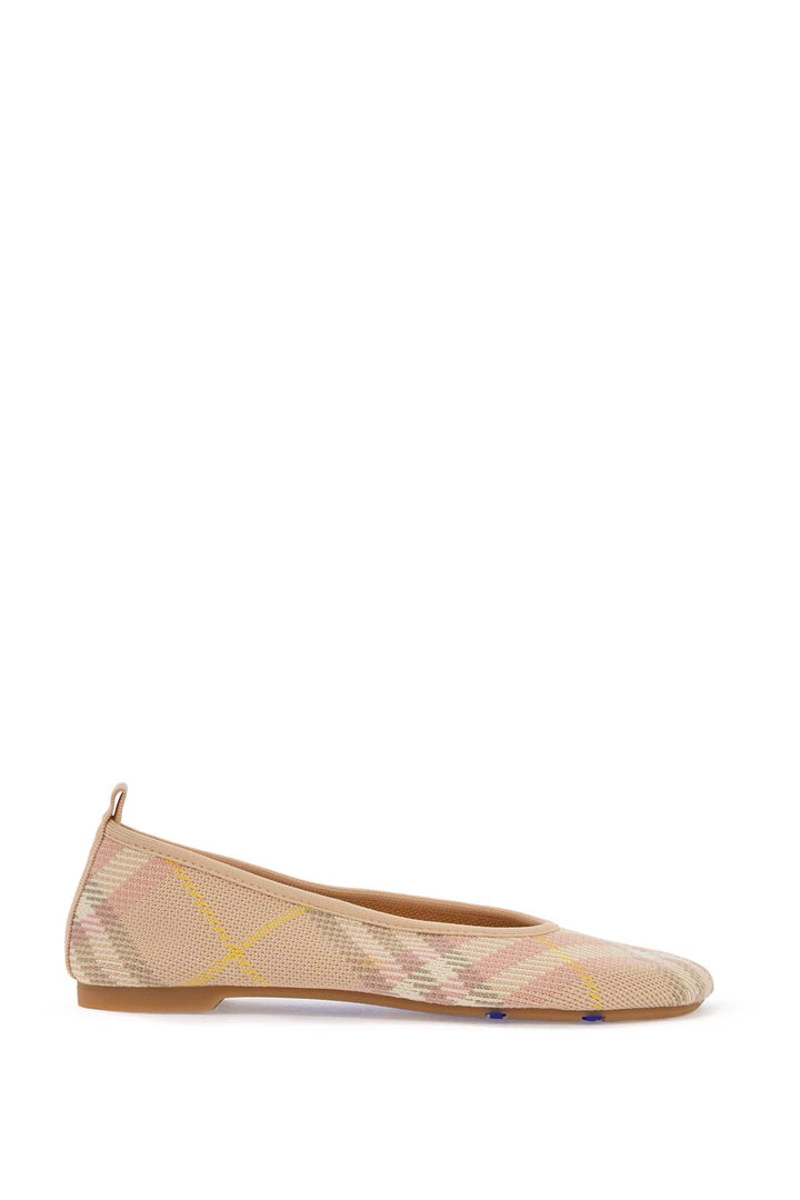 Burberry Checkered knit ballerinas