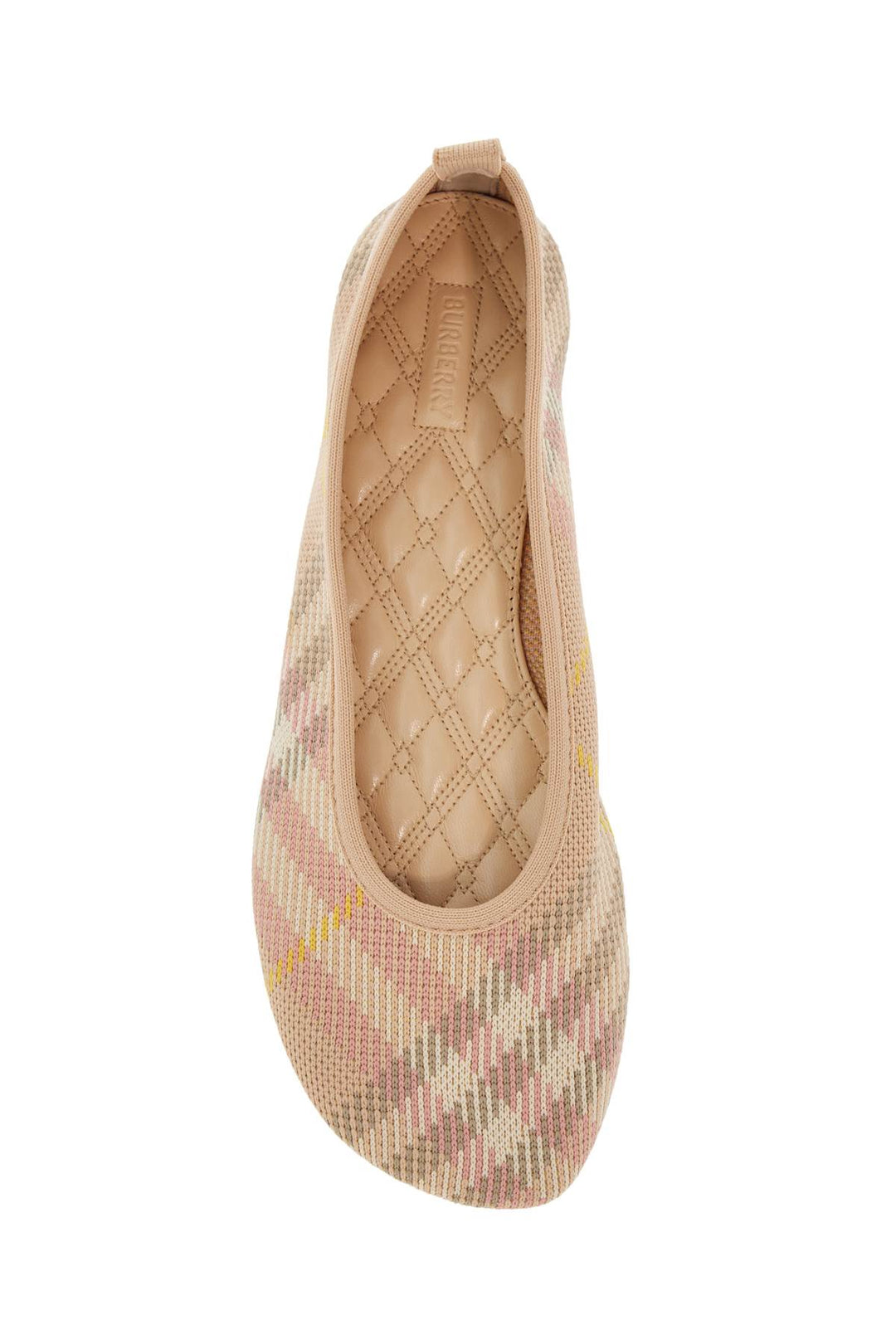 Burberry Checkered knit ballerinas