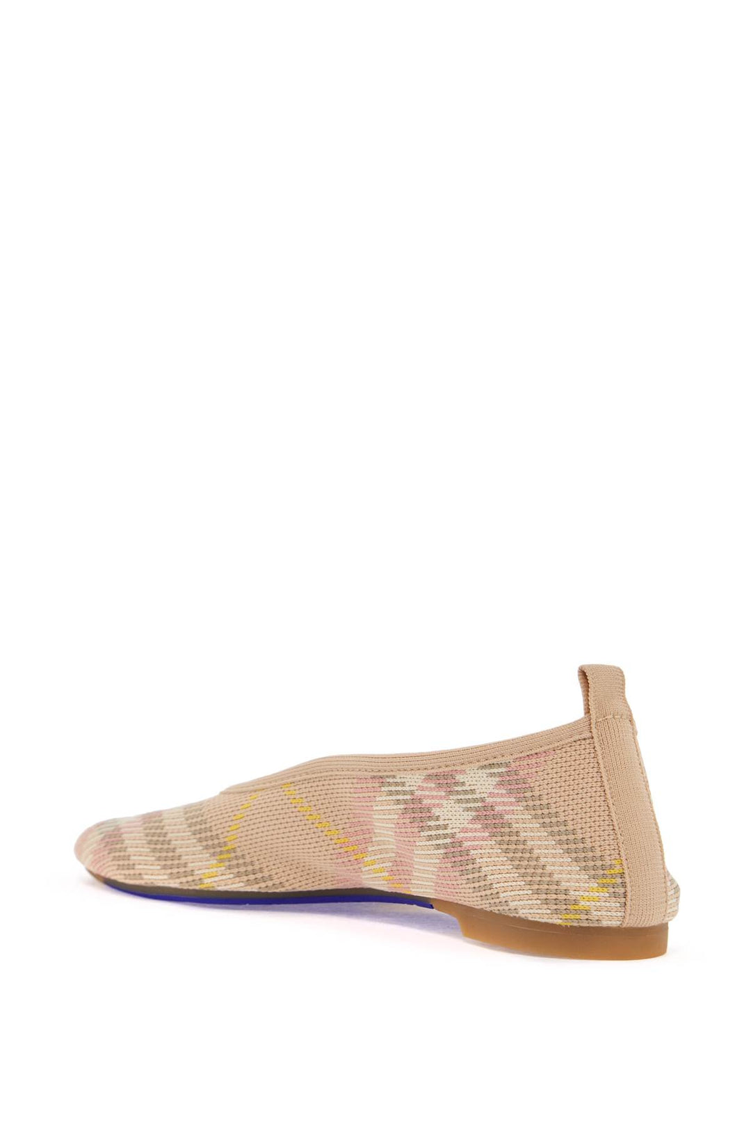 Burberry Checkered knit ballerinas