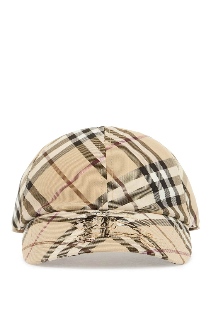 Burberry checkered baseball cap