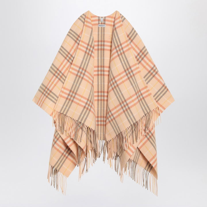 Burberry Check pattern cape