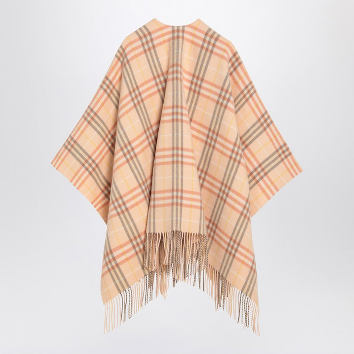 Burberry Check pattern cape