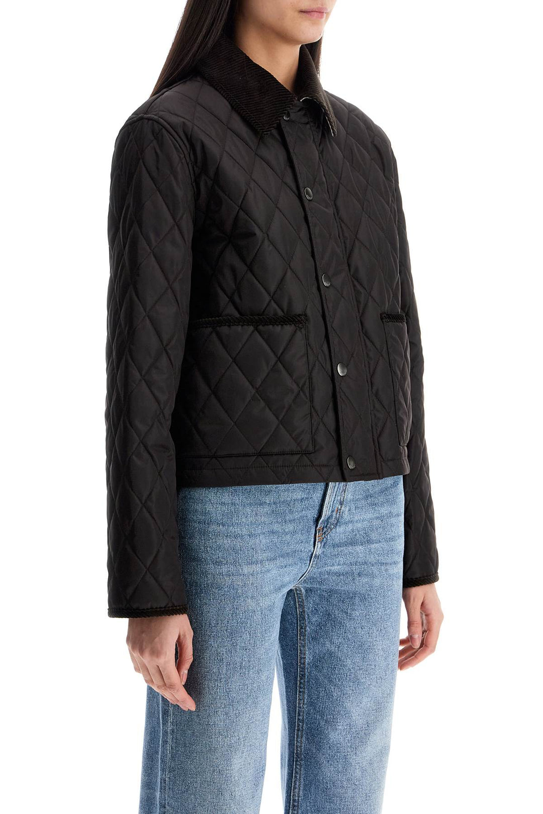 Burberry quilted cropped jacket