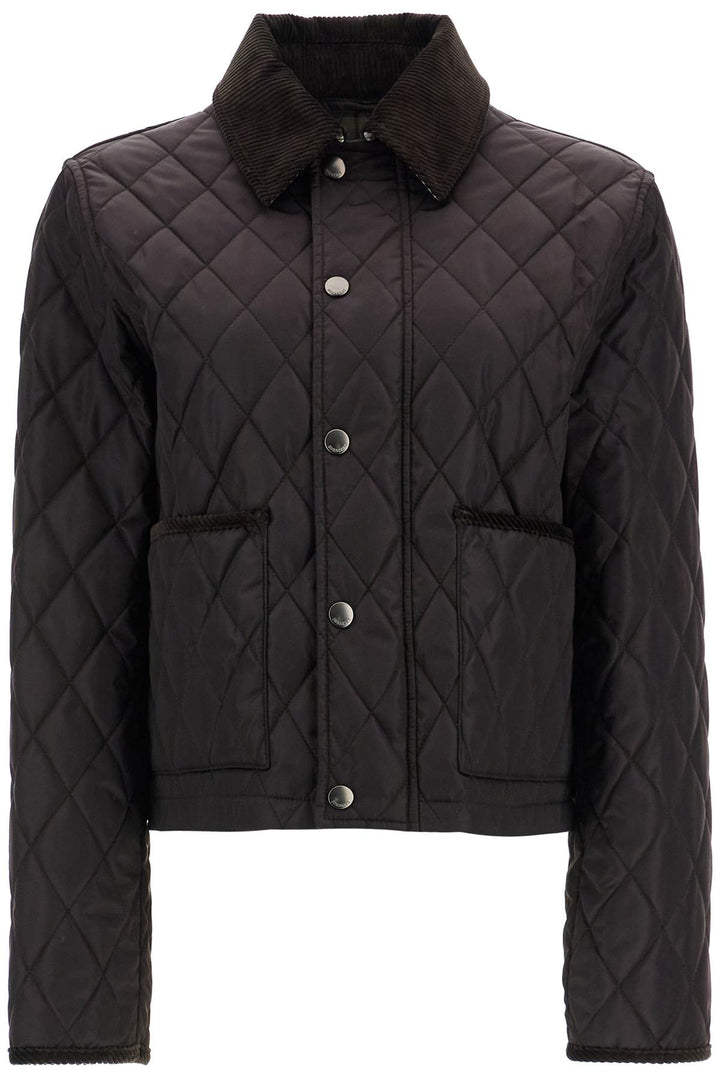 Burberry quilted cropped jacket