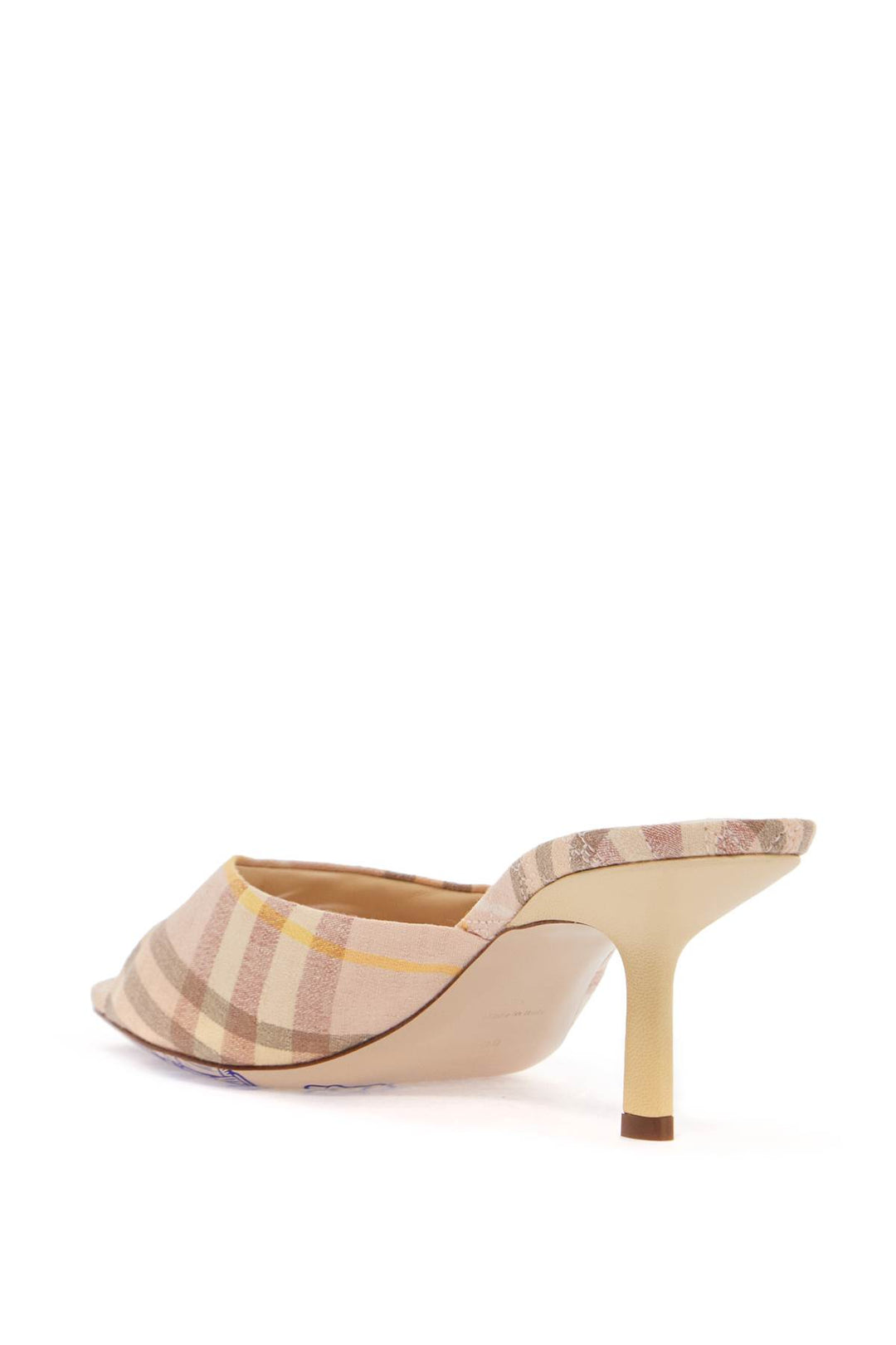 Burberry linen mule sandals