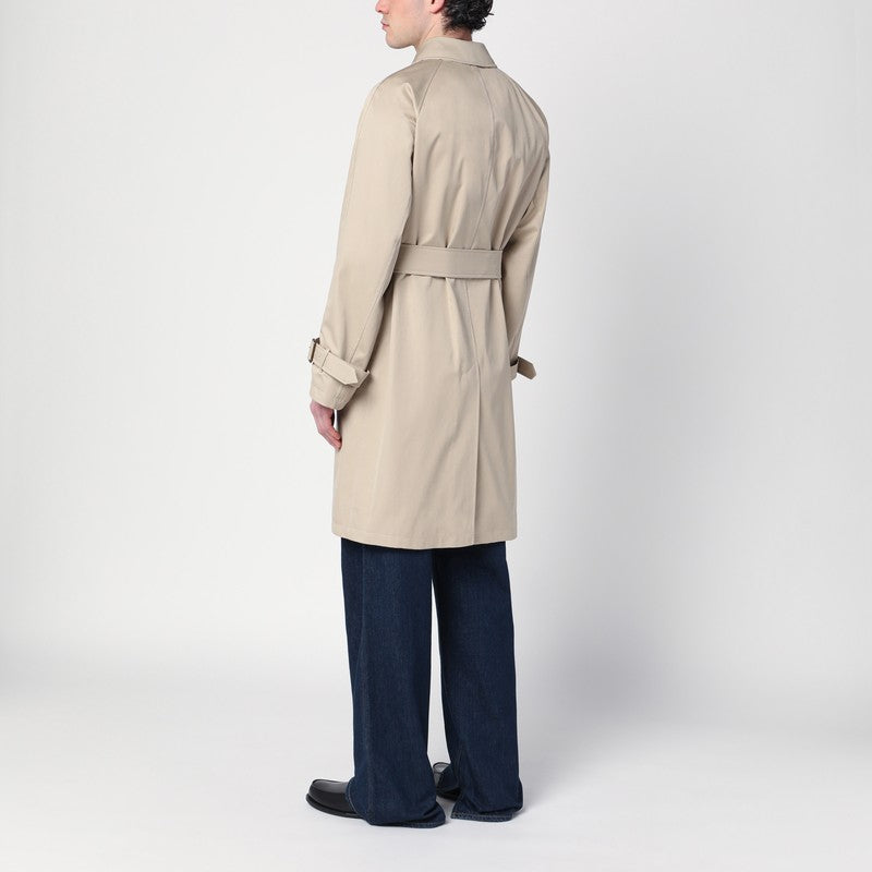 Burberry cotton trench coat with belt