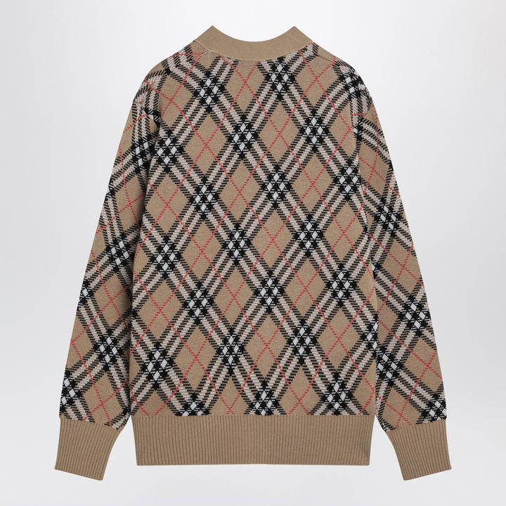 Burberry check cardigan