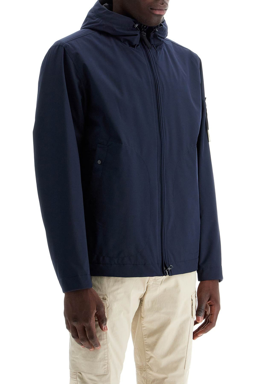 Stone Island light hooded jacket