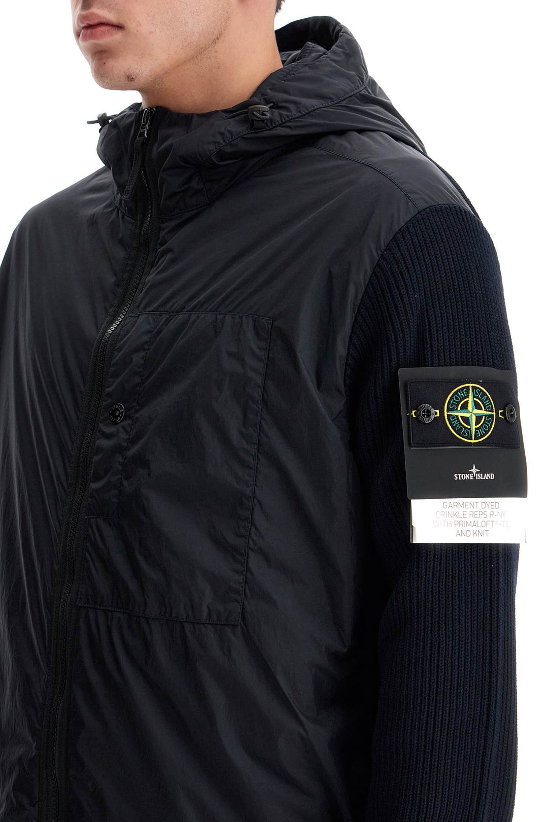 Stone Island hybrid jacket