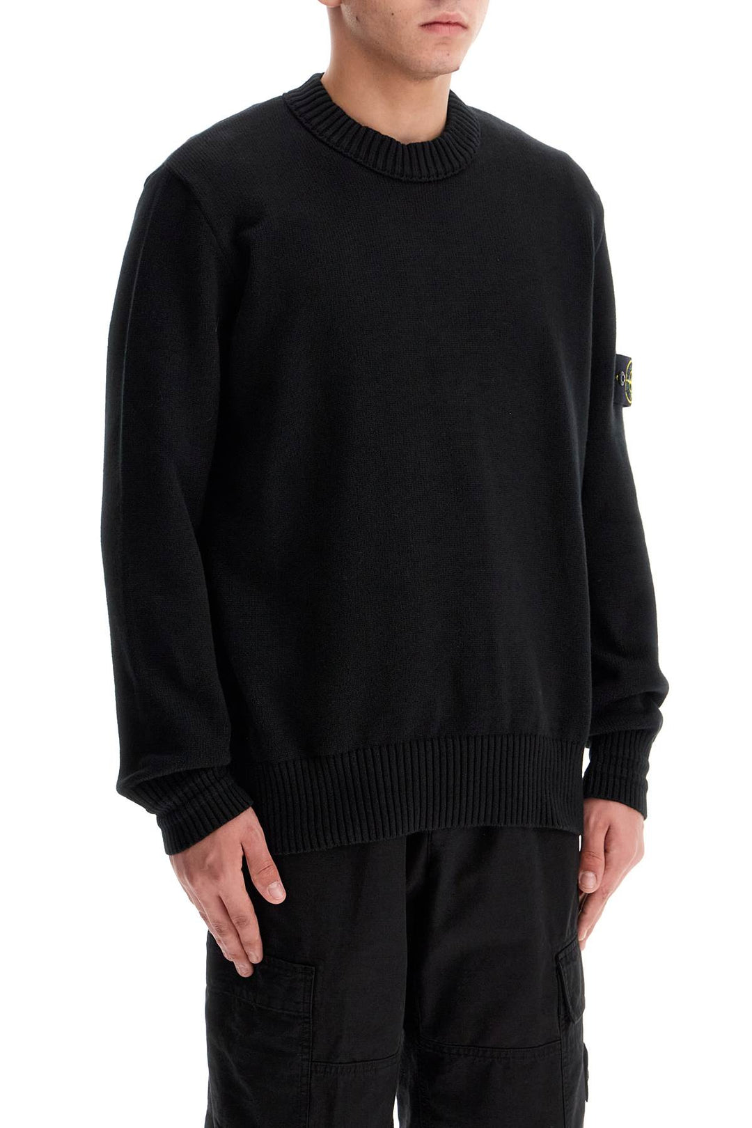 Stone Island cotton stretch pullover sweater