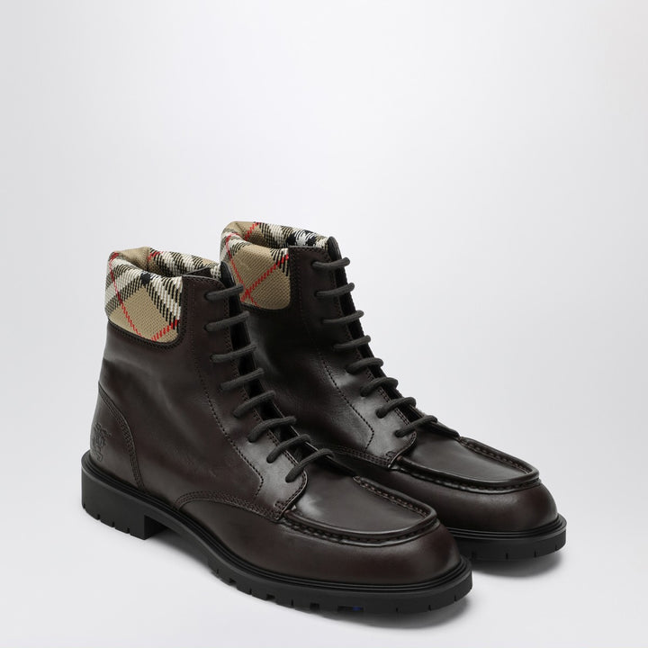 Burberry leather boots