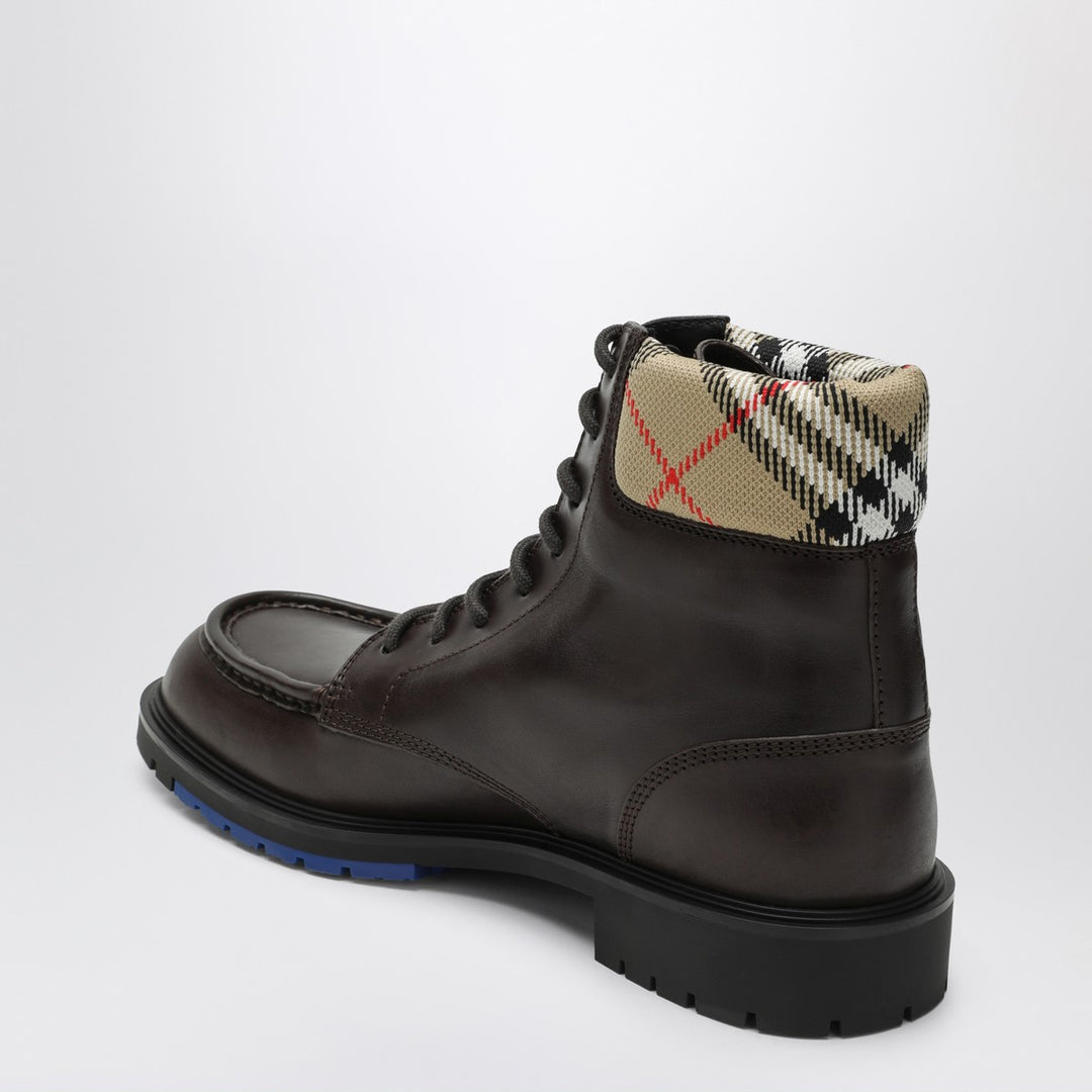 Burberry leather boots