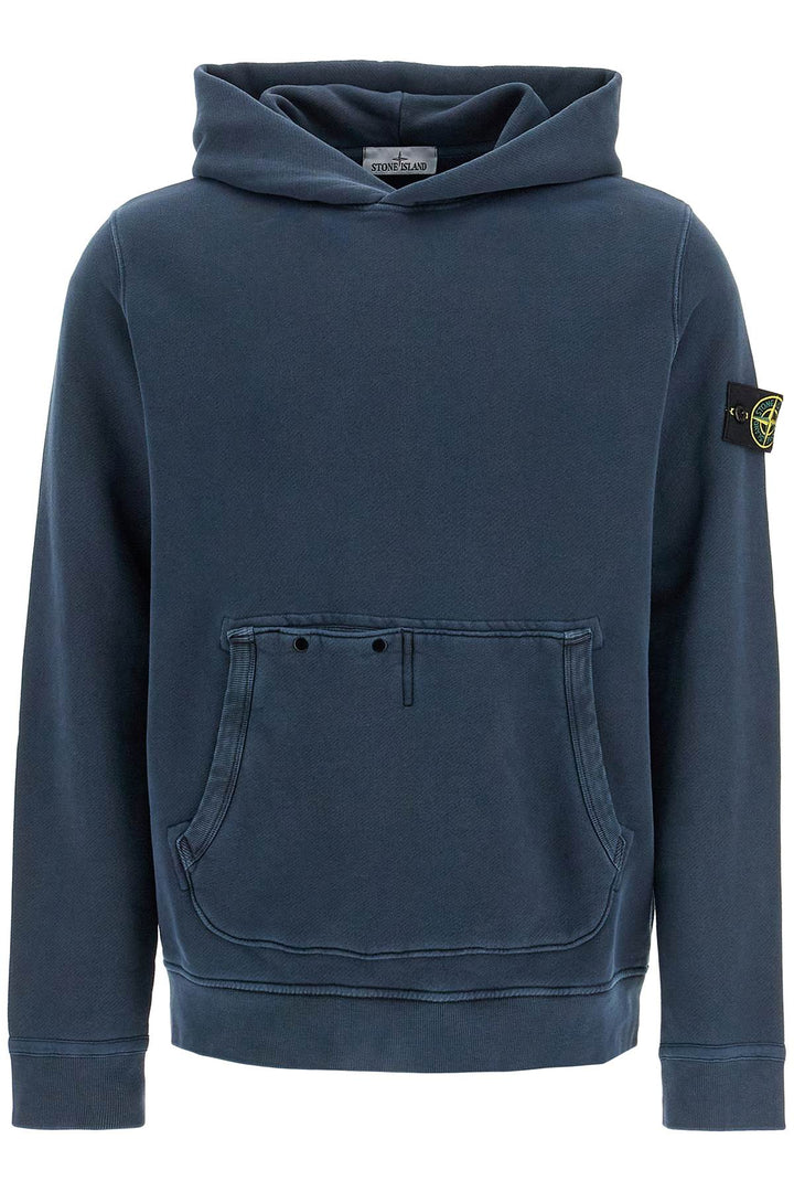 Stone Island organic cotton hoodie with hood