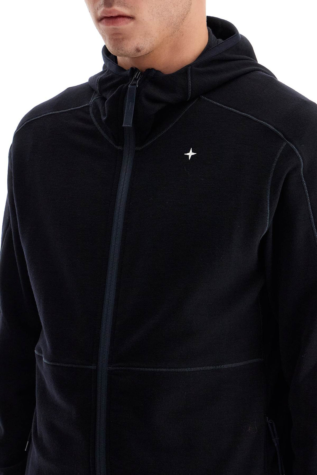 Stone Island "stellina zip-up hoodie with