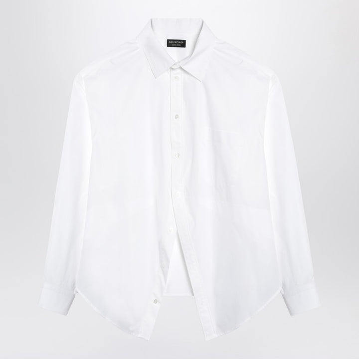 Balenciaga Asymmetrical cotton shirt