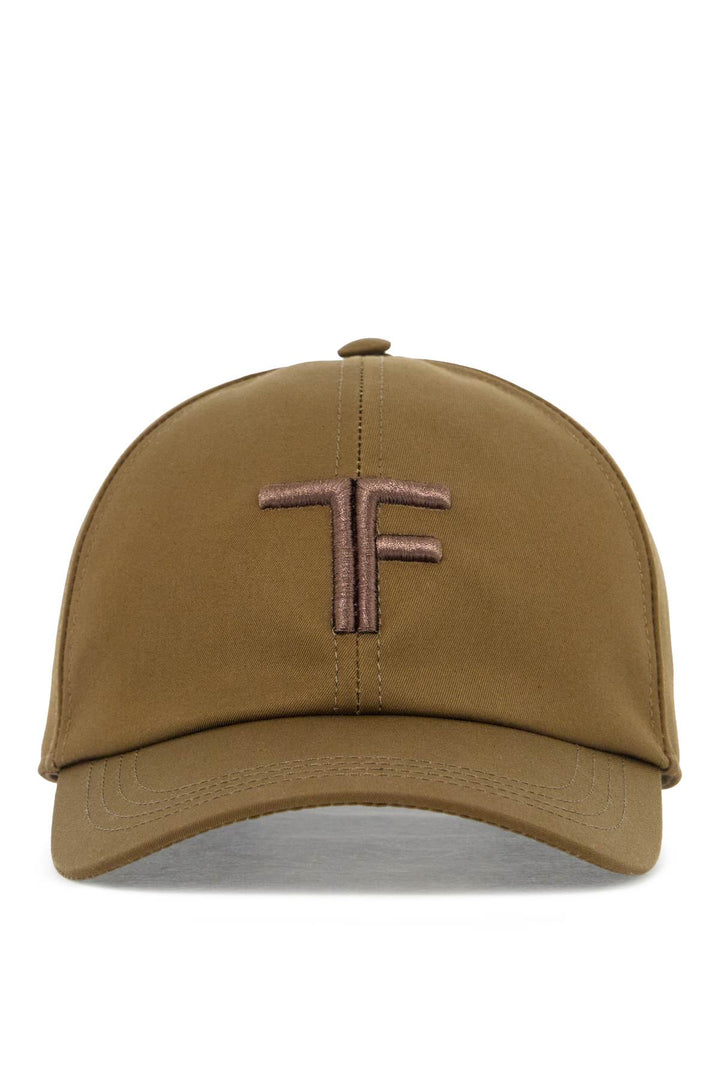 Tom Ford Baseball Cap With Embroidery   Khaki