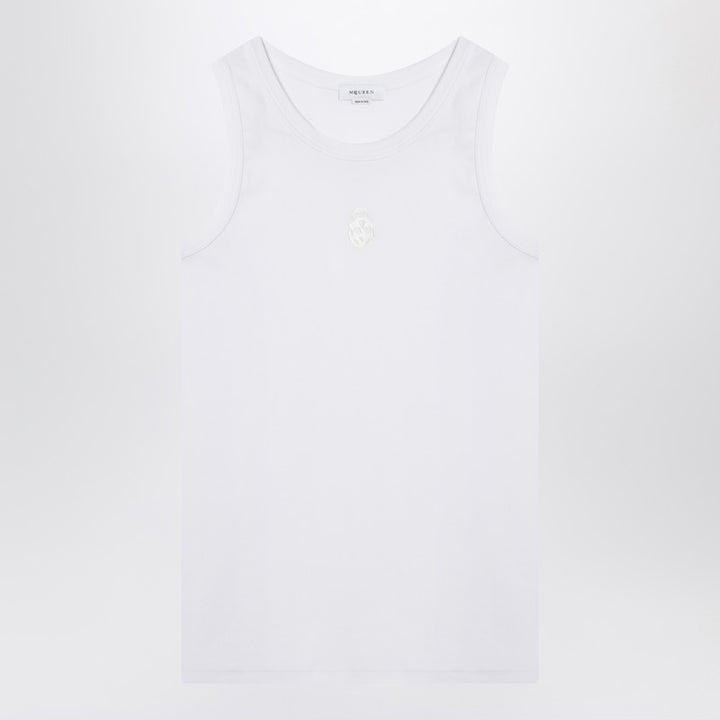 Alexander McQueen cotton tank top