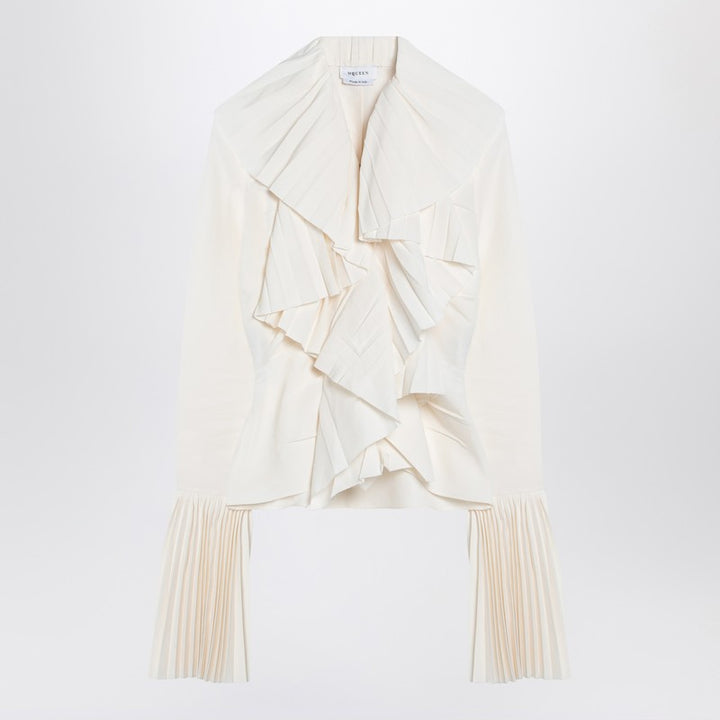 Alexander McQueen pleated blouse