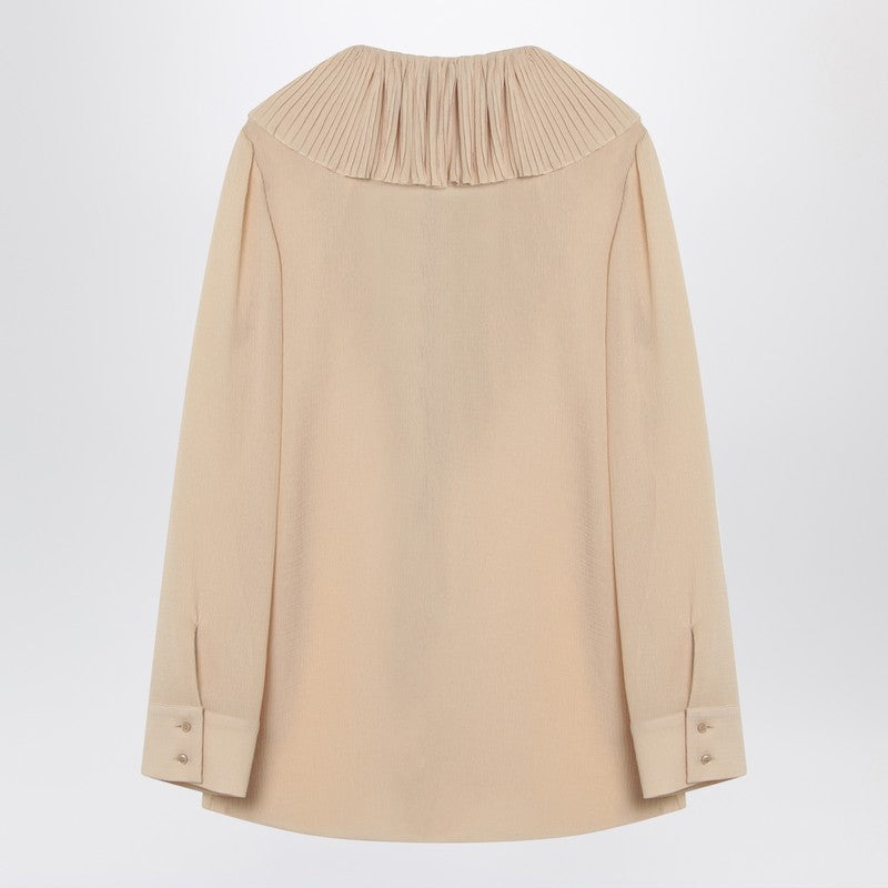 Saint Laurent ruffled silk blouse