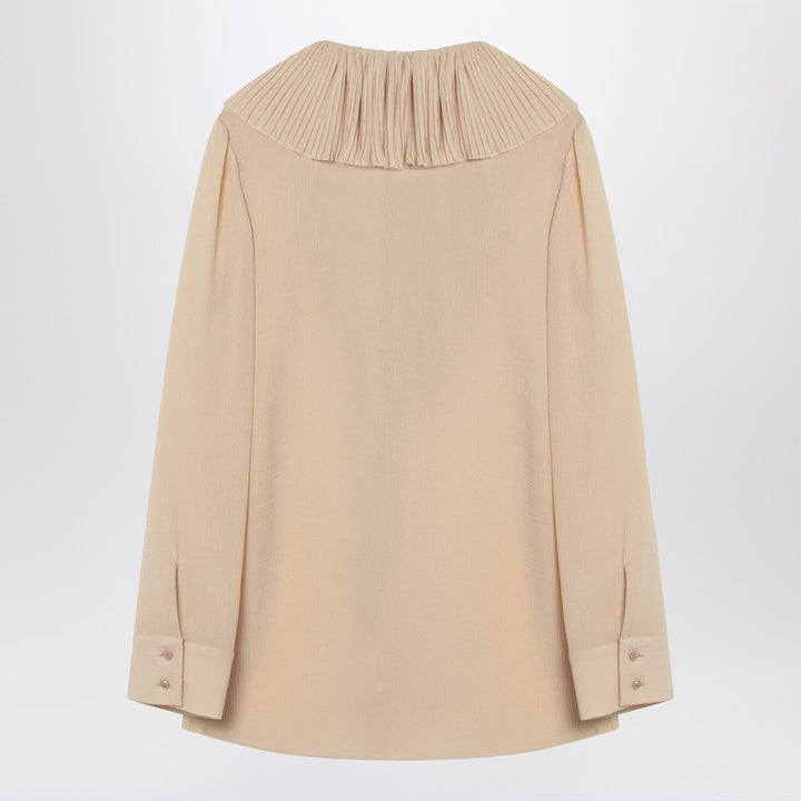Saint Laurent ruffled silk blouse