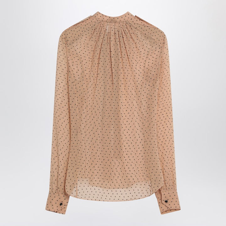 Saint Laurent polka dot blouse