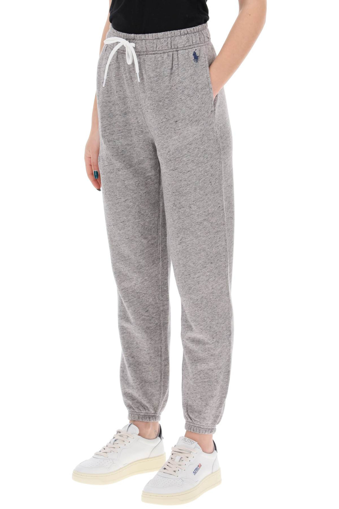Polo Ralph Lauren Sporty Pants With Embroidered Logo   Grigio