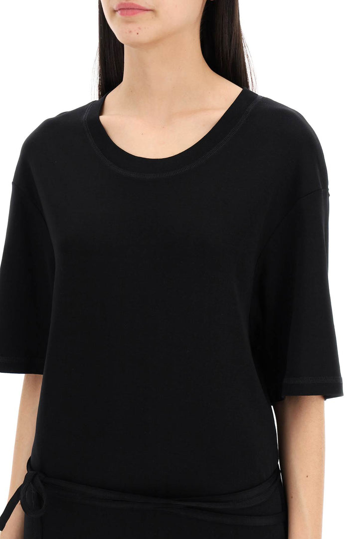 Lemaire Maxi T Shirt Style Dress   Nero