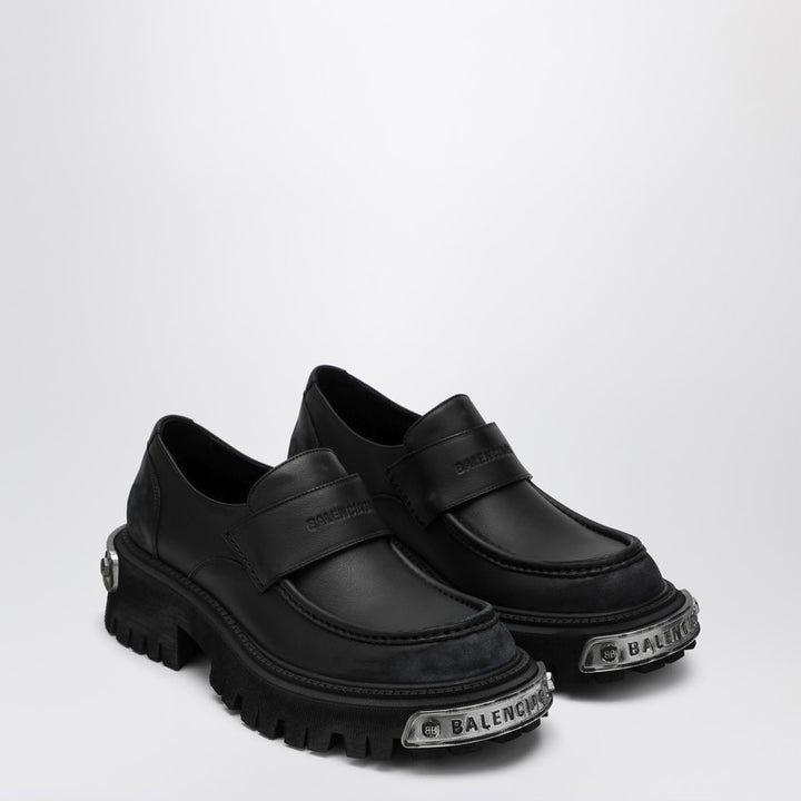 Balenciaga leather Tractor loafers