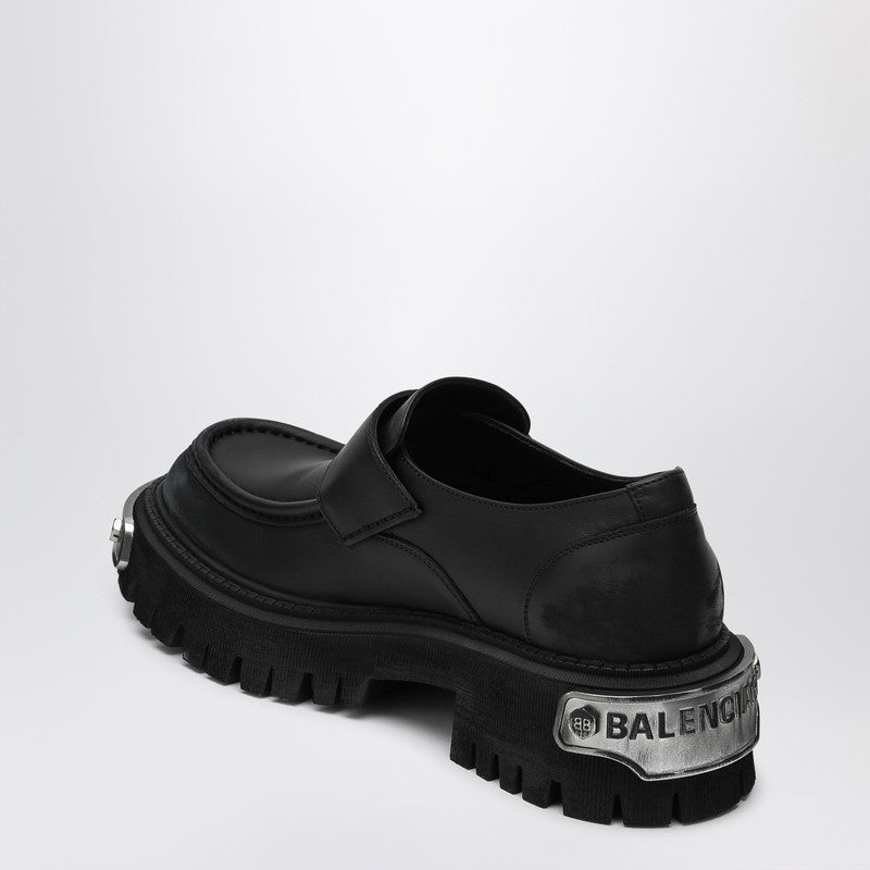 Balenciaga leather Tractor loafers