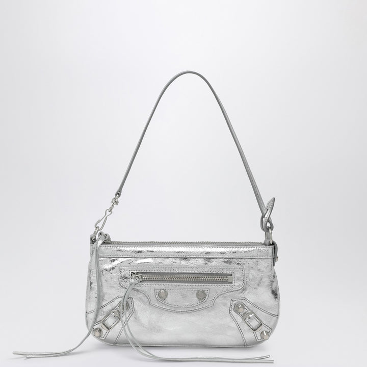 Balenciaga metallic Le City shoulder pouch