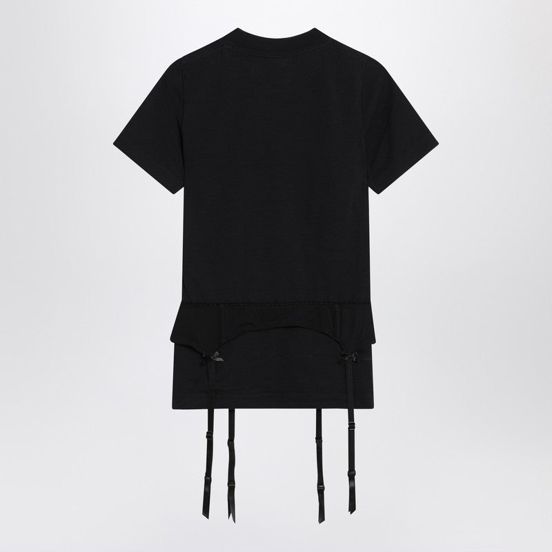 Balenciaga jersey stretch lingerie T-shirt