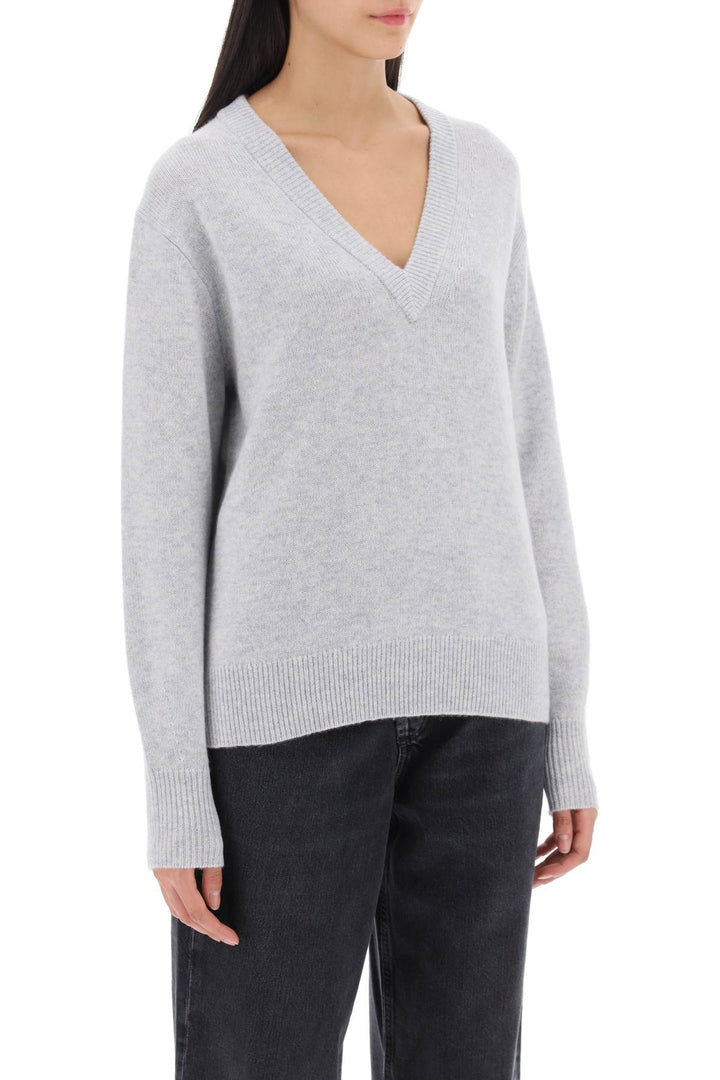 Guest In Residence The V Cashmere Sweater   Grey