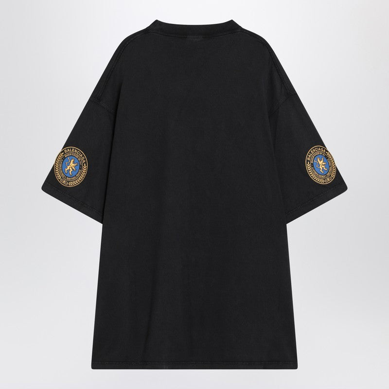 Balenciaga Faded dry fleece Uniform Merch T-shirt