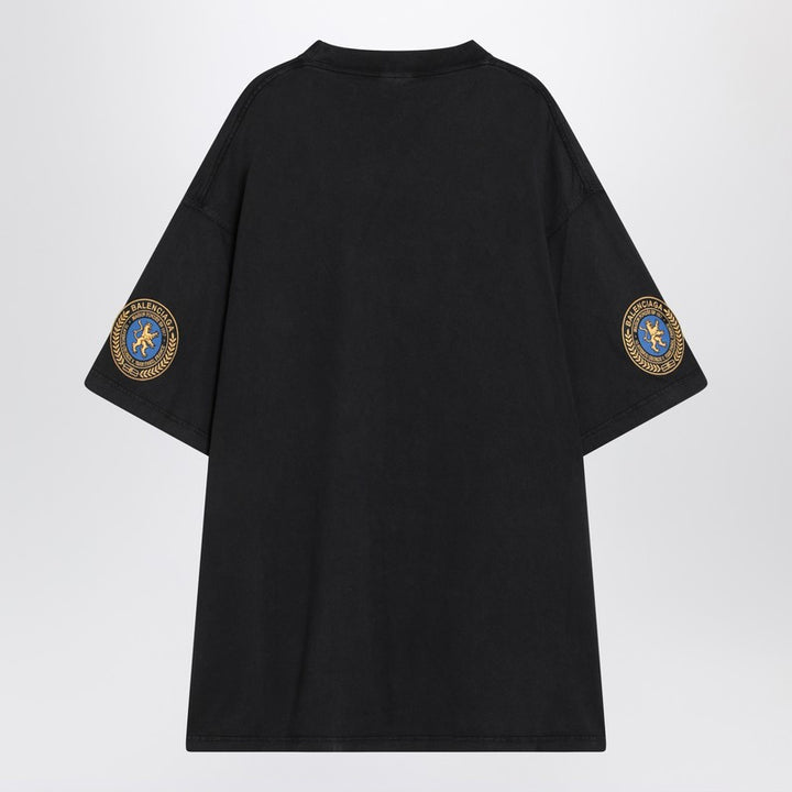 Balenciaga Faded dry fleece Uniform Merch T-shirt