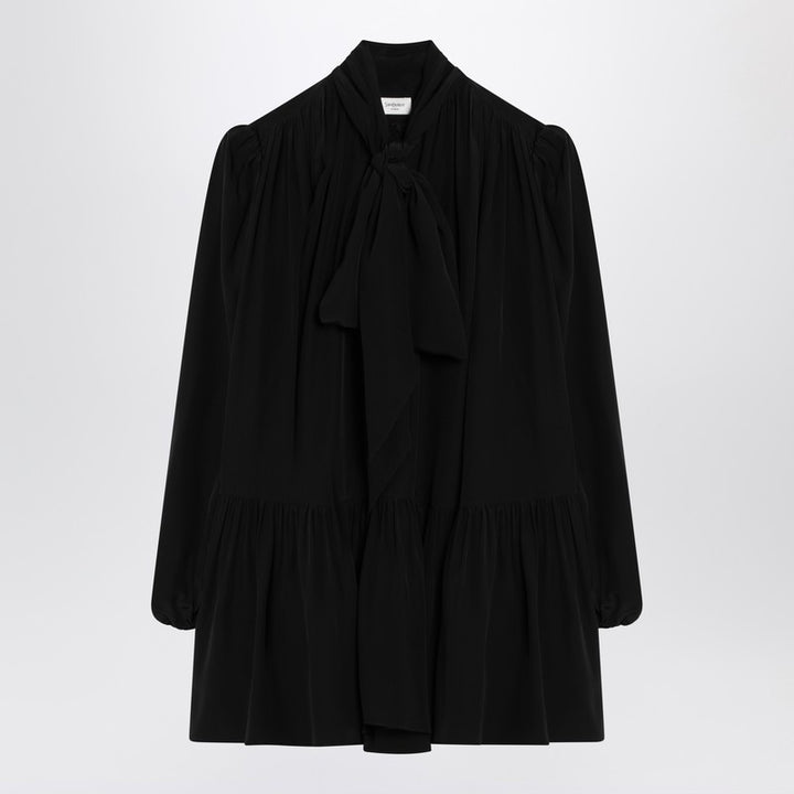 Saint Laurent lavallière dress in silk