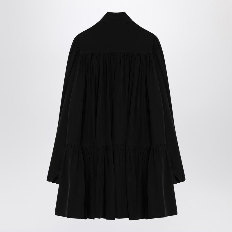 Saint Laurent lavallière dress in silk