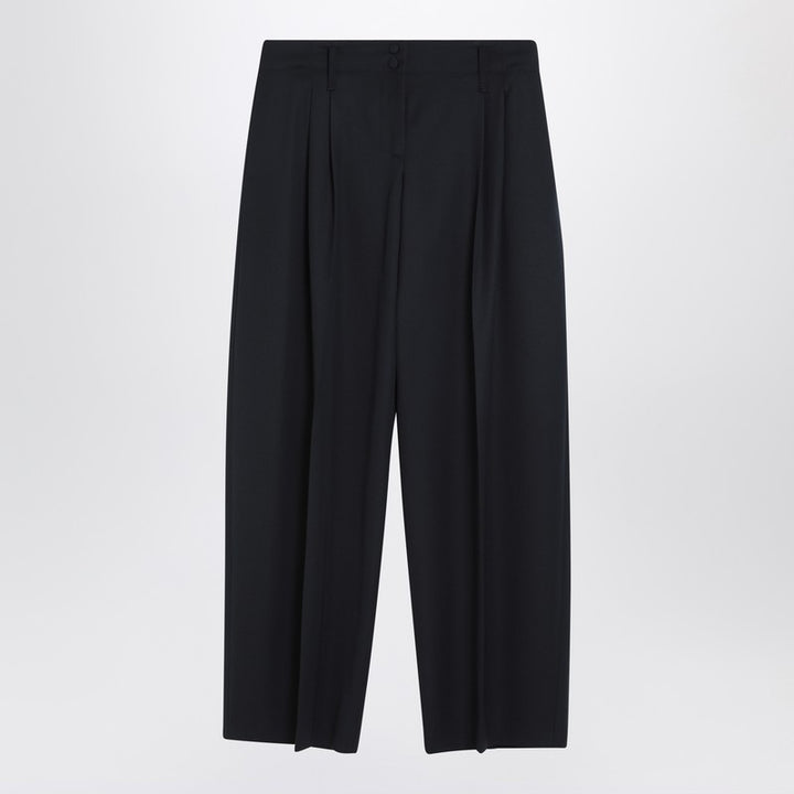Alexander McQueen Wide wool trousers