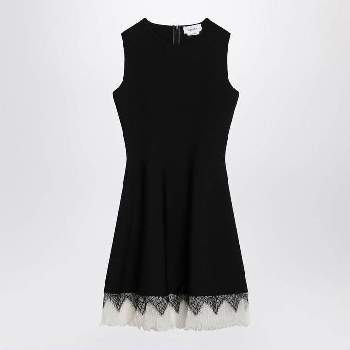 Alexander McQueen spiderweb lace mini Dress