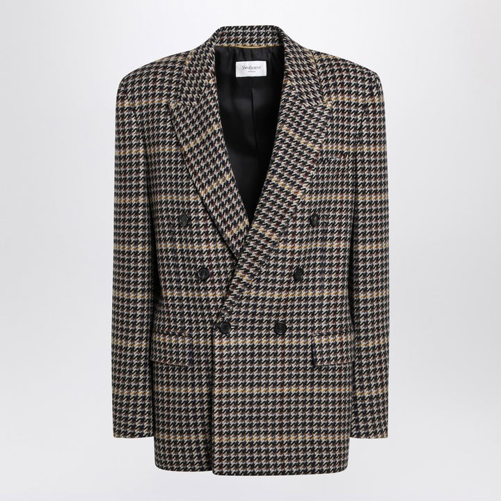 Saint Laurent checked wool jacket