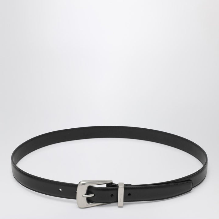 Saint Laurent Smooth leather Folk belt