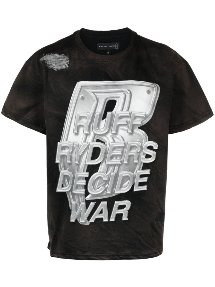 Who Decides War By Ev Bravado T Shirts And Polos Black