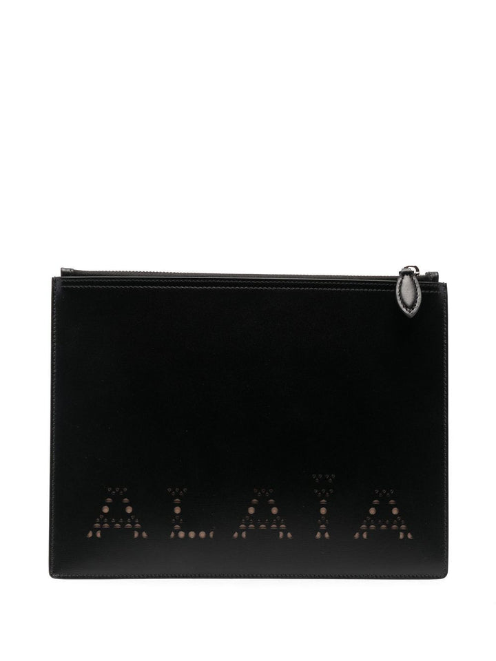 Alaia Wallet Black