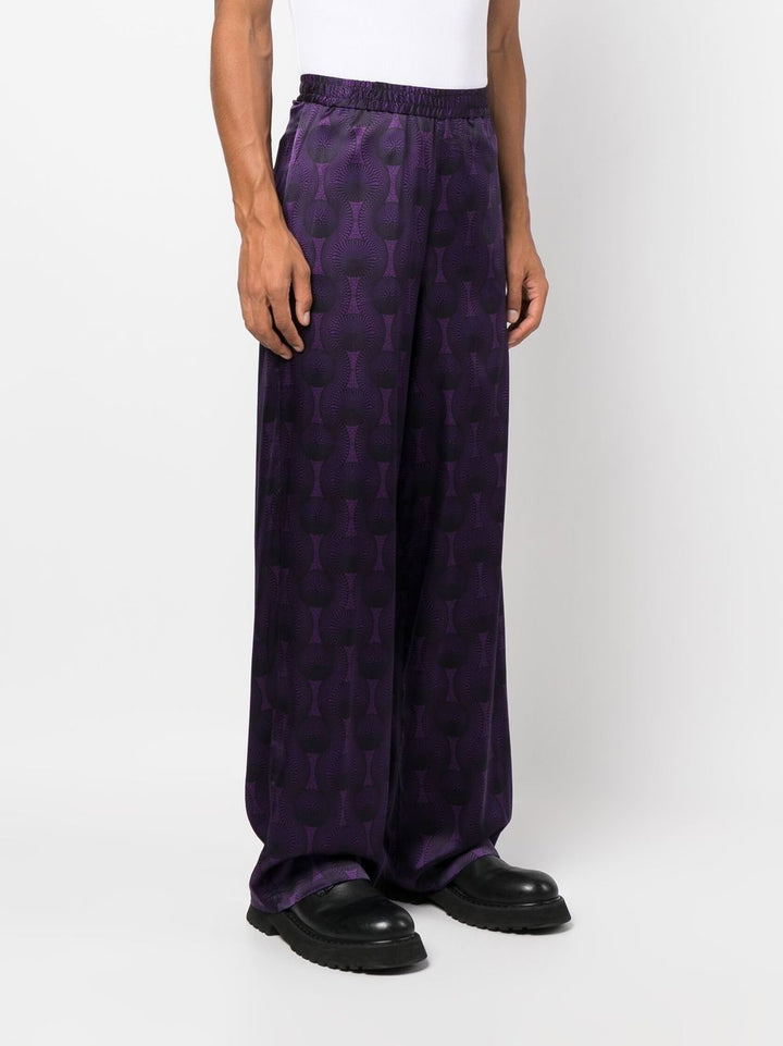 OZWALD BOATENG Trousers Purple