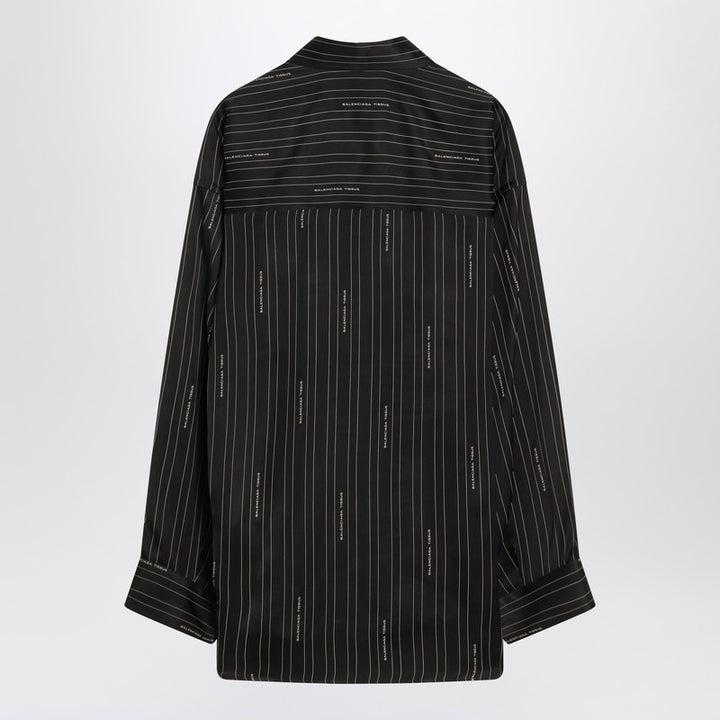Balenciaga Pinstriped button-down shirt