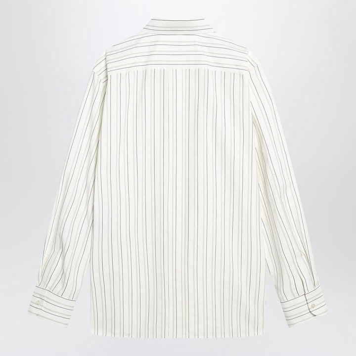 Saint Laurent striped Cassandre shirt