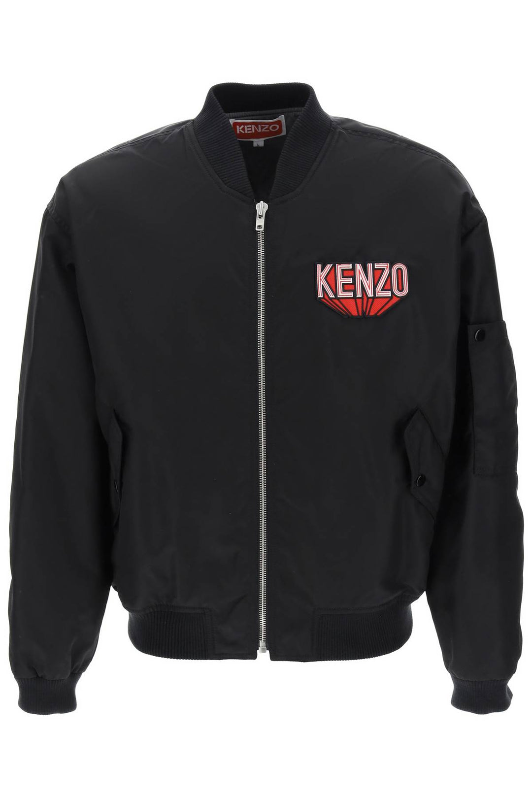 Kenzo 3d Varsity Bomber Jacket   Nero