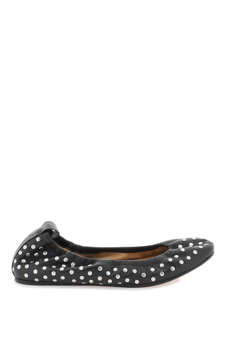 Isabel Marant Leather Studded Ballet Flats By Bel   Nero