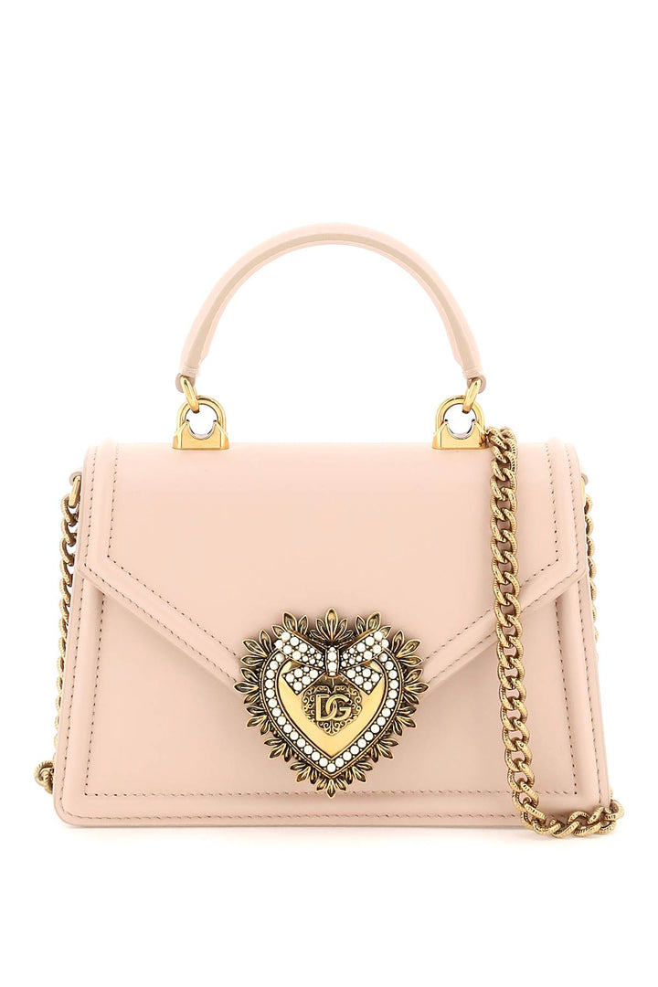 Dolce & Gabbana Devotion Small Handbag   Pink